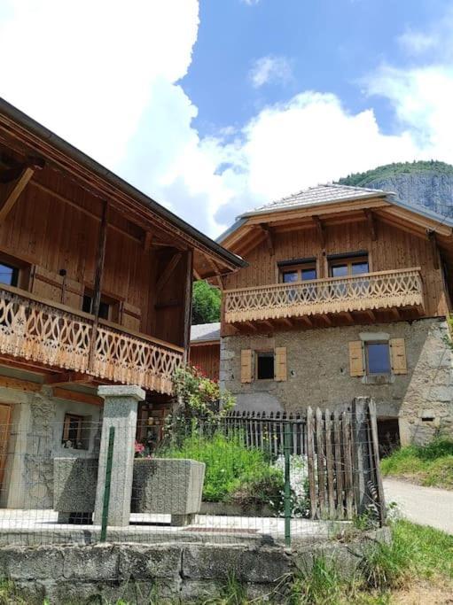 L'Echappee Belle En Montagne - Site Location-Chalet Mieussy Exteriér fotografie