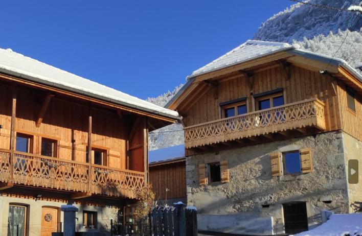L'Echappee Belle En Montagne - Site Location-Chalet Mieussy Exteriér fotografie
